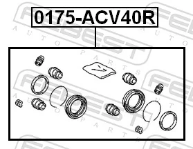 Kit de reparação de suporte do freio traseiro Toyota RAV4 preço, a partir de 5,64 USD