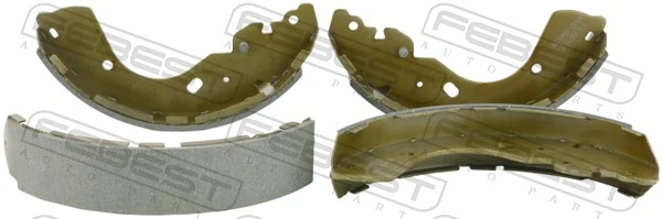 Sapatas do freio traseiras de tambor Renault (RVI) D4060EB36A preço, a partir de 43,21 USD