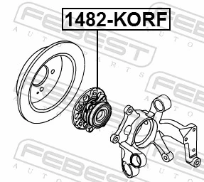 Cubo dianteiro para SsangYong Korando C 