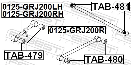 Bloco silencioso do braço oscilante superior traseiro longitudinal Ford YH33 preço, a partir de 14,13 USD
