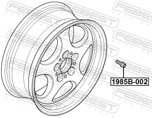 Parafuso de roda para BMW 3  G20, G80, G28