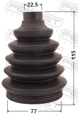 Bota de proteção externa de junta homocinética do semieixo dianteiro para Nissan Almera CLASSIC B10RS