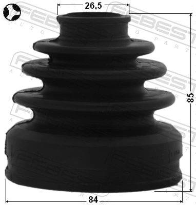 0115GSX30RHT Febest Bota de proteção interna direita de junta homocinética do semieixo dianteiro