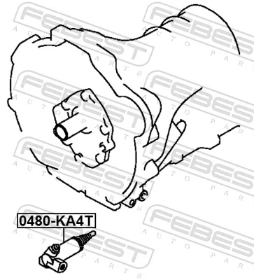  Cilindro de trabalho de embraiagem Mitsubishi Pajero SPORT II SUV (KH) (2008 - 2014) SPORT II