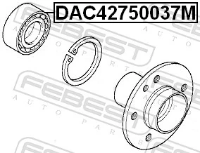 Rolamento de cubo traseiro para BMW 1  F20