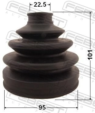Compre FB2063 NIPPON MOTORS Bota de proteção externa de junta homocinética do semieixo dianteiro