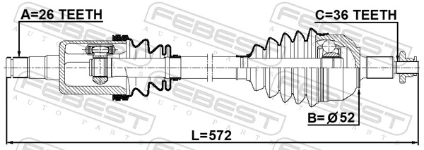 2314PVLH Febest