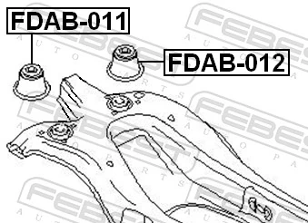 Compre Bloco silencioso de viga traseira (de plataforma veicular) Ford Mondeo 3