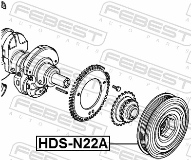 HDSN22A Febest Polia de cambota
