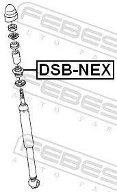 Bucha da haste de amortecedor traseiro Nissan/Infiniti 436931 preço, a partir de 3,51 USD