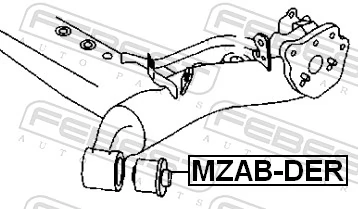 Bloco silencioso de viga traseira (de plataforma veicular) Mazda 2 preço, a partir de 20,22 USD