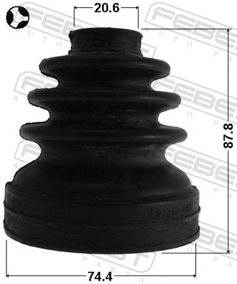27100122XLB Profit Bota de proteção interna de junta homocinética do semieixo dianteiro