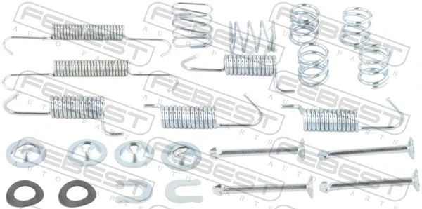25044007RKIT Febest Kit de montagem das sapatas traseiras de tambor