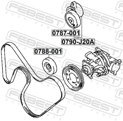 Compre Reguladora de tensão da correia de transmissão Suzuki Baleno 
