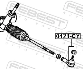 Compre Ponta externa da barra de direção Mitsubishi Outlander 3