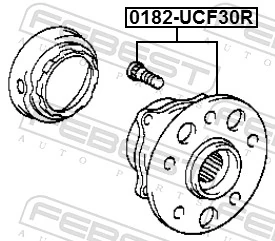 Cubo traseiro Lexus LS  UCF30