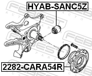 Cubo traseiro para KIA Carnival III VQ