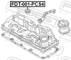 Vedante anular da cavidade de vela Mazda U20513203