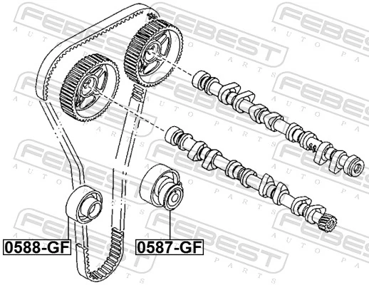 Compre FS0112730A Ford Rolo parasita da correia do mecanismo de distribuição de gás