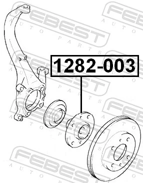 Cubo dianteiro para Hyundai Sonata IV EF