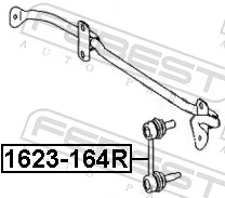 Compre Montante de estabilizador traseiro Mercedes ML/GLE 