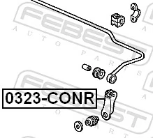 Compre Montante de estabilizador traseiro Honda Civic 6
