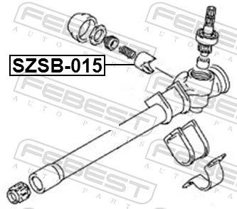 SZSB015 Febest Kit de reparação da cremalheira da direção (do mecanismo), (kit de vedantes)