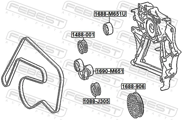 Reguladora de tensão da correia de transmissão Mercedes Sprinter III 3,5-t 907, 910