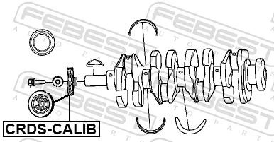 Polia de cambota para Dodge Journey  