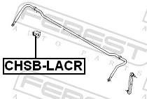 Bucha de estabilizador traseiro Opel 96941966 preço, a partir de 2,40 USD