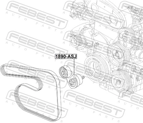 Compre Reguladora de tensão da correia de transmissão Opel Insignia 