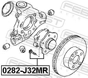  Cubo traseiro Nissan Murano SUV (Z51) (2008 - 2014) 