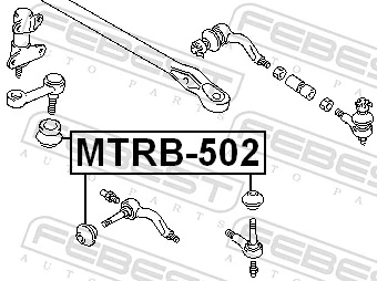 MTRB502 Febest Bota de proteção da ponta de direção