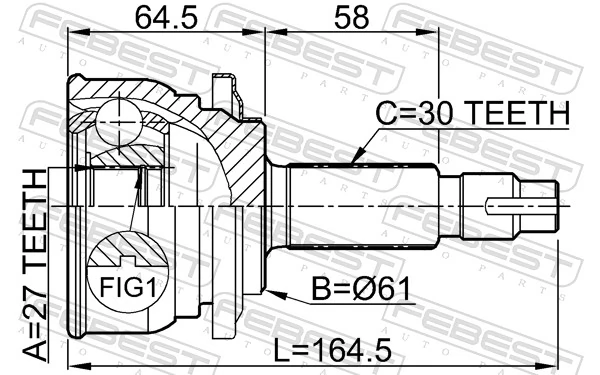 Compre Junta homocinética externa dianteira Toyota RAV4 4