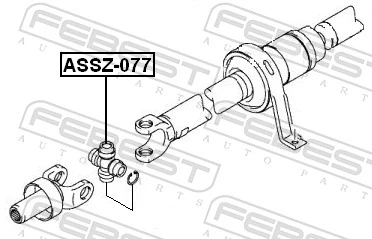 ASSZ077 Febest Cruzeta do mecanismo de direção