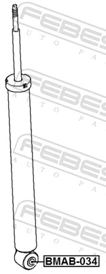 Bloco silencioso de amortecedor traseiro para BMW X3  E83