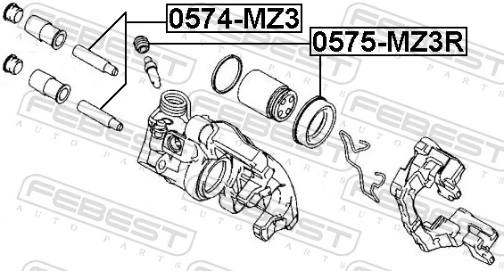 Compre SKRK0730030 Stark Kit de reparação de suporte do freio traseiro
