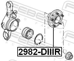 Cubo traseiro Land Rover Range Rover SPORT I SUV (L320) (2005 - 2013) SPORT I