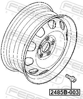 Parafuso de roda para BMW 5  E39