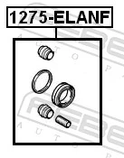  Kit de reparação de suporte do freio dianteiro Hyundai Elantra III sedan (XD) (2000 - 2006) III