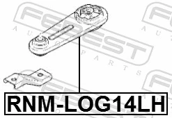 Coxim (suporte) traseiro de motor Hans Pries (Topran) 700553755 preço, a partir de 22,83 USD