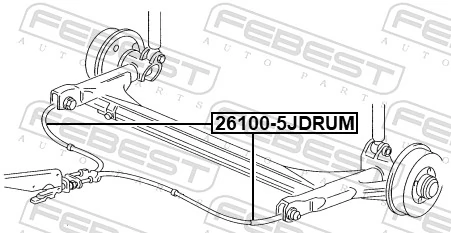 1637159480 Peugeot/Citroen Cabo traseiro direito/esquerdo do freio de estacionamento