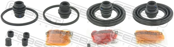 0275J11F Febest Kit de reparação de suporte do freio dianteiro