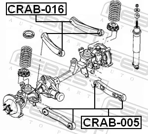 K52088220 Fiat/Alfa/Lancia Bloco silencioso dianteiro de braço oscilante traseiro longitudinal