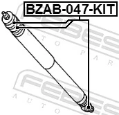 Bloco silencioso de amortecedor traseiro para Mercedes G I W463