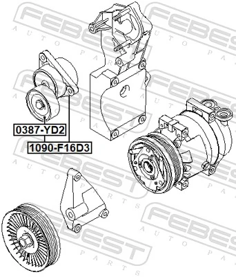 Reguladora de tensão da correia de transmissão Hyundai/Kia 96966707 preço, a partir de 39,82 USD