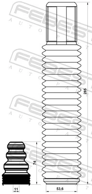 Compre Pára-choque (grade de proteção) de amortecedor traseiro + bota de proteção Honda Accord 8