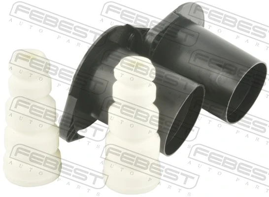Pára-choque (grade de proteção) de amortecedor traseiro + bota de proteção para Honda Civic VII EM