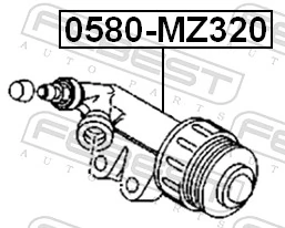 Cilindro de trabalho de embraiagem Mazda 5 I CR