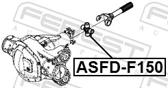 ASFDF150 Febest Cruzeta da junta universal traseira